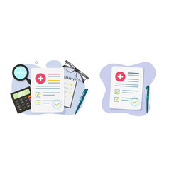 Medical Document Health Care Insurance Icon From