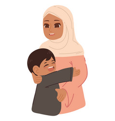 Muslim Mother And Son