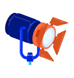 Blue And Orange Studio Stage Spotlight