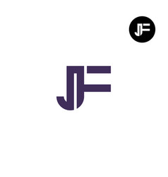 Letter Jf Monogram Logo Design