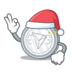 Santa Tron Coin Character Cartoon