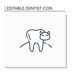 Veterinary Dentistry Line Icon