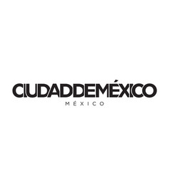 Ciudad De Mexico In The Emblem Design