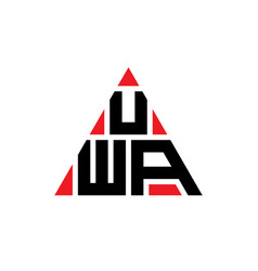 Uwa Triangle Letter Logo Design