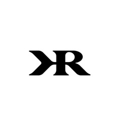 Bold Letter K R Or X R Logo Design Letter Kr