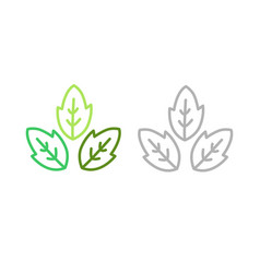 Green Leaves Natural Farm Product Logo