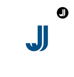 Letter Jj Monogram Logo Design J