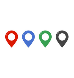 Map Pin Icon Set Or Markers And Pointers