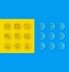 Set Line Cloud Technology Data Transfer Network