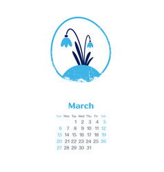 Calendar 2022 Months March Week Starts From