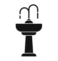 Hand Drinking Fountain Icon Simple Style