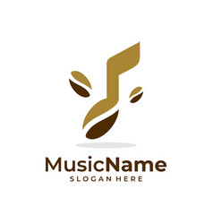 Music Coffee Logo Icon Coffee