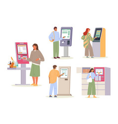 Characters Using Self Service Terminals With Touch