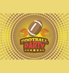 Football Party Invitation Background