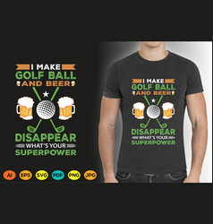 Golf T-shirt Design Graphic Custom High School