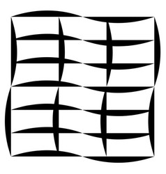 Irregular Grid Mesh With Random Lines Squares