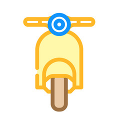 Scooter Transport Vehicle Color Icon