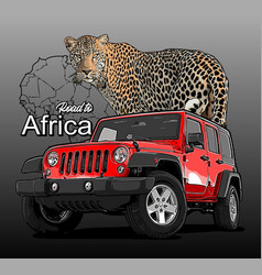 Car Leopard Background Template