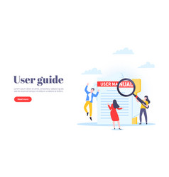 User Manual Guide Book Flat Style Design