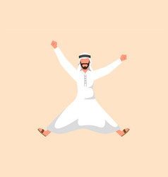 Business Design Drawing Happy Arab Businessman