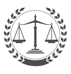 Law Balance And Attorney Monogram Logo Design