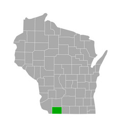 Map Lafayette In Wisconsin