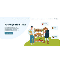 Package Free Shop Grocery Store Market Website