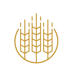 Wheat Logo Template