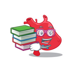 A Diligent Student In Heart Mascot Design Concept