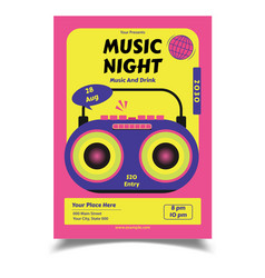 Music Night Flyer