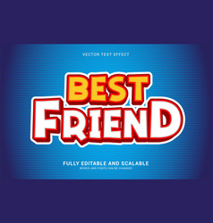 Editable Text Effect Best Friend Style