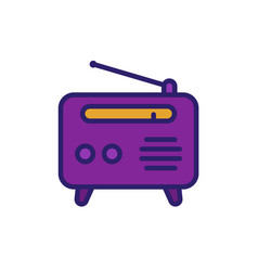 Radio Fm Tuner Icon With Outline