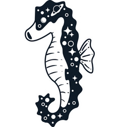 Seahorse Surreal Astrology Style