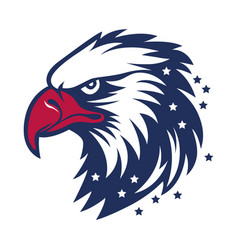 American Eagle Head Logo On White Background