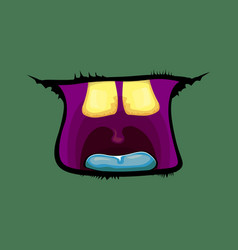 Cartoon Funny Zombie Monster Open Mouth