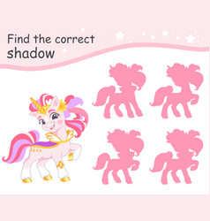 Find Correct Shadow Royal Unicorn Pink