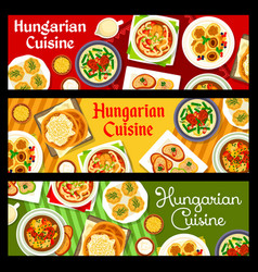 Hungarian Cuisine Restaurant Food Banners