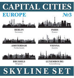 Capital Cities Skyline Set Europe Part 3