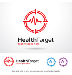 Health Target Logo Template