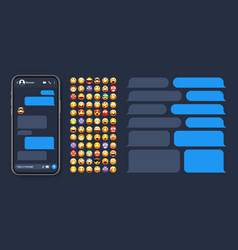 Smartphone Messaging App User Interface With