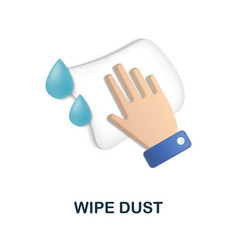 Wipe Dust Icon 3d From Cleaning Collection