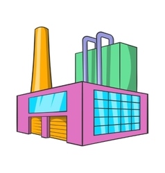 Large Brewery Icon Cartoon Style