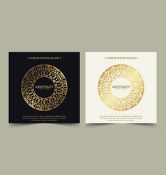 Luxury Ornament Circle Border Design Card