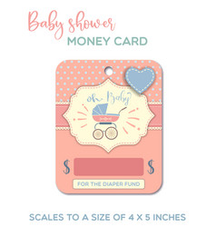 Oh Baby - Baby Shower Greeting Card Baby Gift