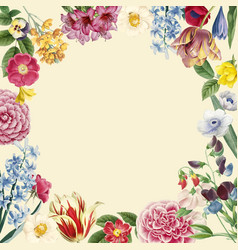 Blank Floral Frame Design