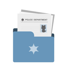 Cartoon Icon Police Department Case File