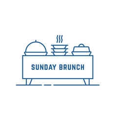 Catering Buffet Or Sunday Brunch Icon