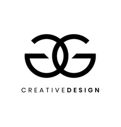 Elegant Minimalist Letter Gg Logo Design