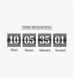 Flip Countdown Clock Counter Timer Time Remaining