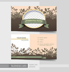 Natural Modern Business Card Template